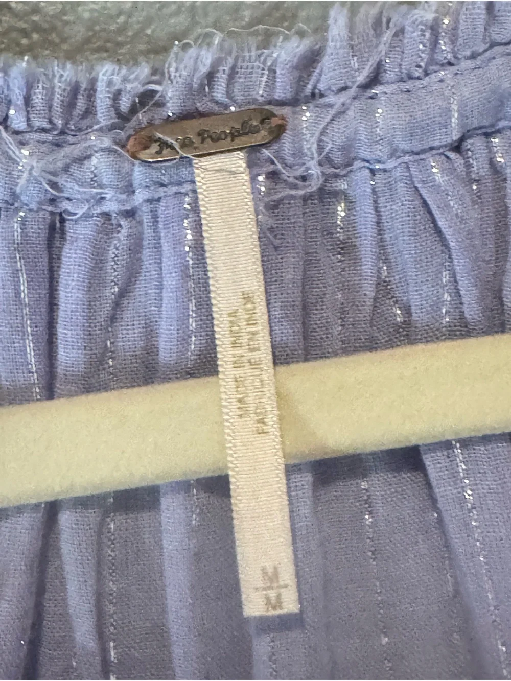 Free People lavender peasant